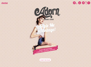 Fashion Web Design Design Example