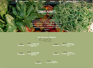 Agriculture Web Design Design Example