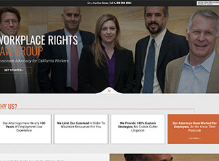 Lawyer Web Design Design Example