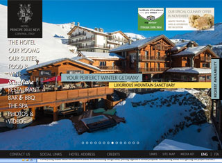 Hotel Web Design Design Example