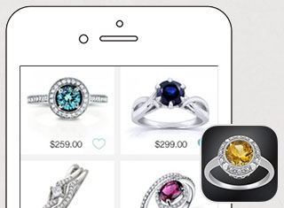 Jewelry App Development Design Example