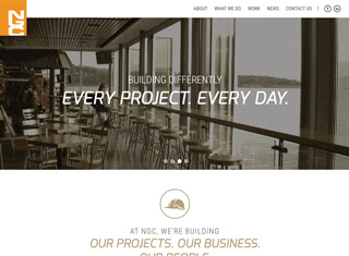 Contractor Web Design Design Example