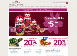 Ecommerce Web Design Design Example