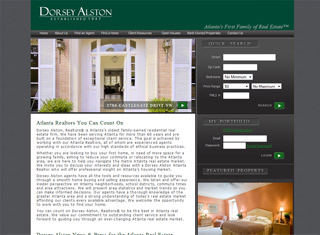 Real Estate Web Design Design Example