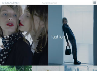 Fashion Web Design Design Example