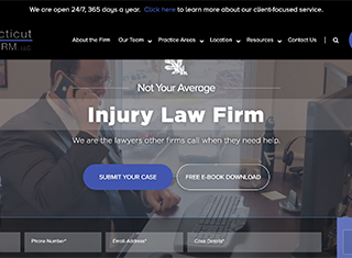 Lawyer Web Design Design Example