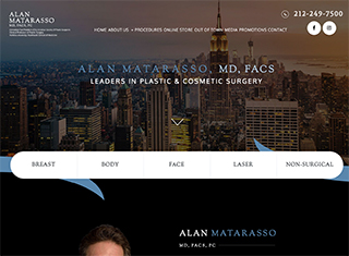 Medical Web Design Design Example