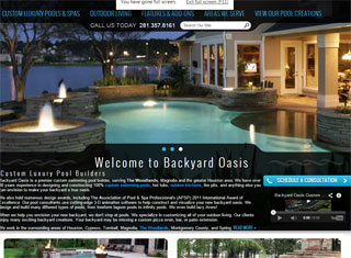 Landscaping Web Design Design Example