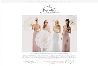 Photography Web Design Design Example