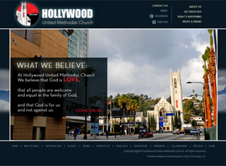 Religious Web Design Design Example