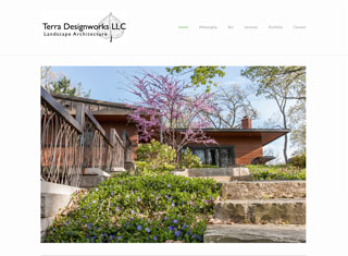 Landscaping Web Design Design Example