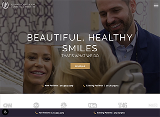 Medical Web Design Design Example