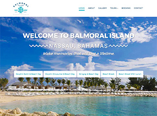 Travel Web Design Design Example