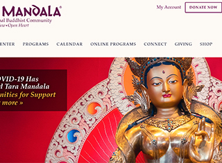 Religious Web Design Design Example