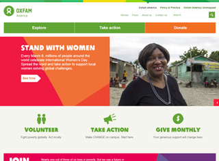 Charity Web Design Design Example