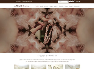 Salon / Spa Web Design Design Example