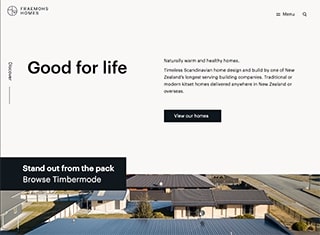 Real Estate Web Design Design Example