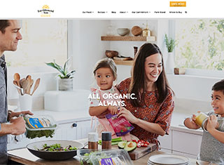 Agriculture Web Design Design Example