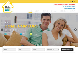 Contractor Web Design Design Example