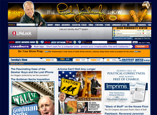 Political Web Design Design Example