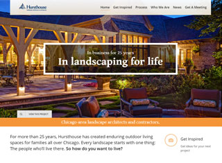 Landscaping Web Design Design Example