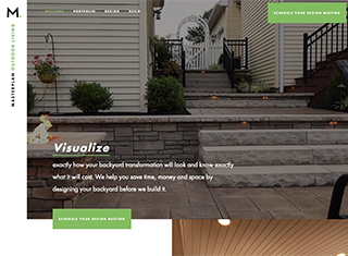 Landscaping Web Design Design Example