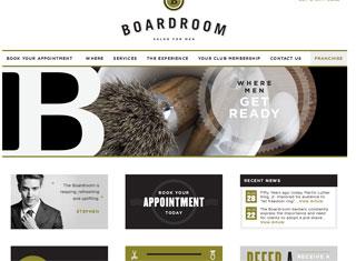 Salon / Spa Web Design Design Example