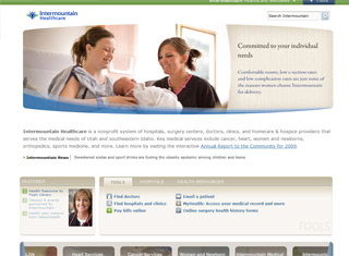 Medical Web Design Design Example