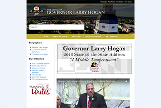 Political Web Design Design Example