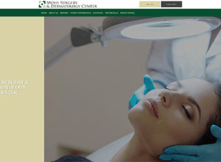 Medical Web Design Design Example