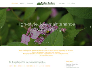 Landscaping Web Design Design Example