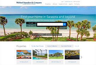 Real Estate Web Design Design Example