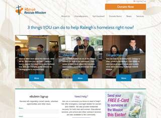 Charity Web Design Design Example