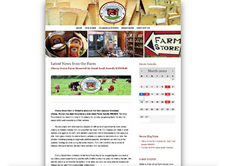 Agriculture Web Design Design Example