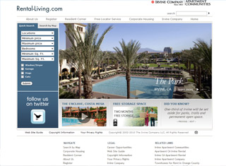 Real Estate Web Design Design Example