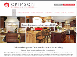 Contractor Web Design Design Example