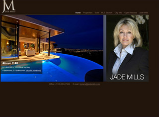 Real Estate Web Design Design Example