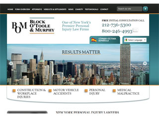 Lawyer Web Design Design Example