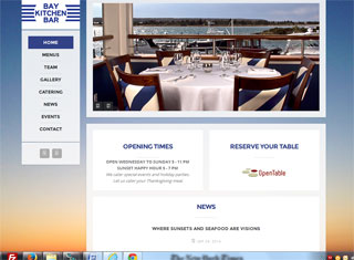 Restaurant Web Design Design Example