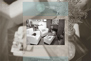 Salon / Spa Web Design Design Example