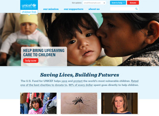 Charity Web Design Design Example