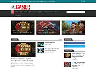 Video Game Web Design Design Example