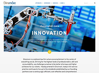 Lawyer Web Design Design Example