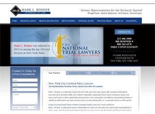 Lawyer Web Design Design Example