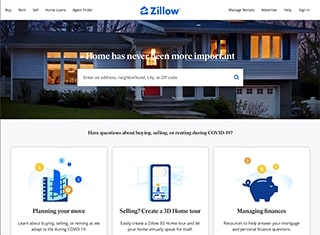 Real Estate Web Design Design Example