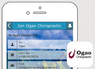 Chiropractor App Development Design Example