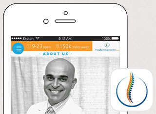 Chiropractor App Development Design Example