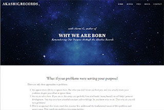 Paranormal Web Design Design Example