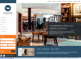 Hotel Web Design Design Example