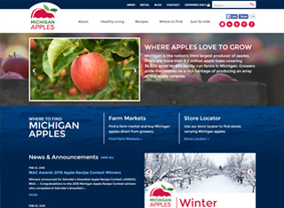 Agriculture Web Design Design Example